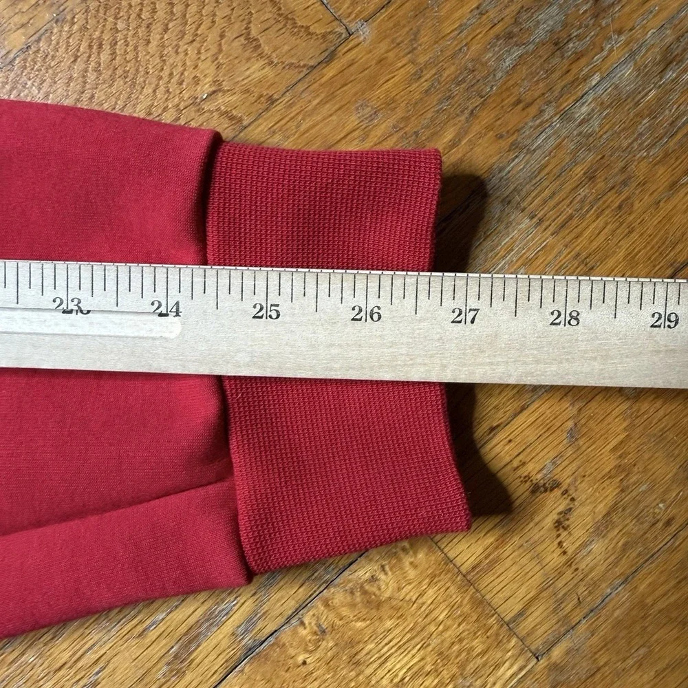Polo Ralph Lauren Double Knit‎ Mockneck 1/4 Snap XL Red Pullover (A0132)